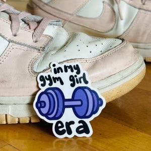 Gym Girl Sticker (3&quot;x2.6&quot;)