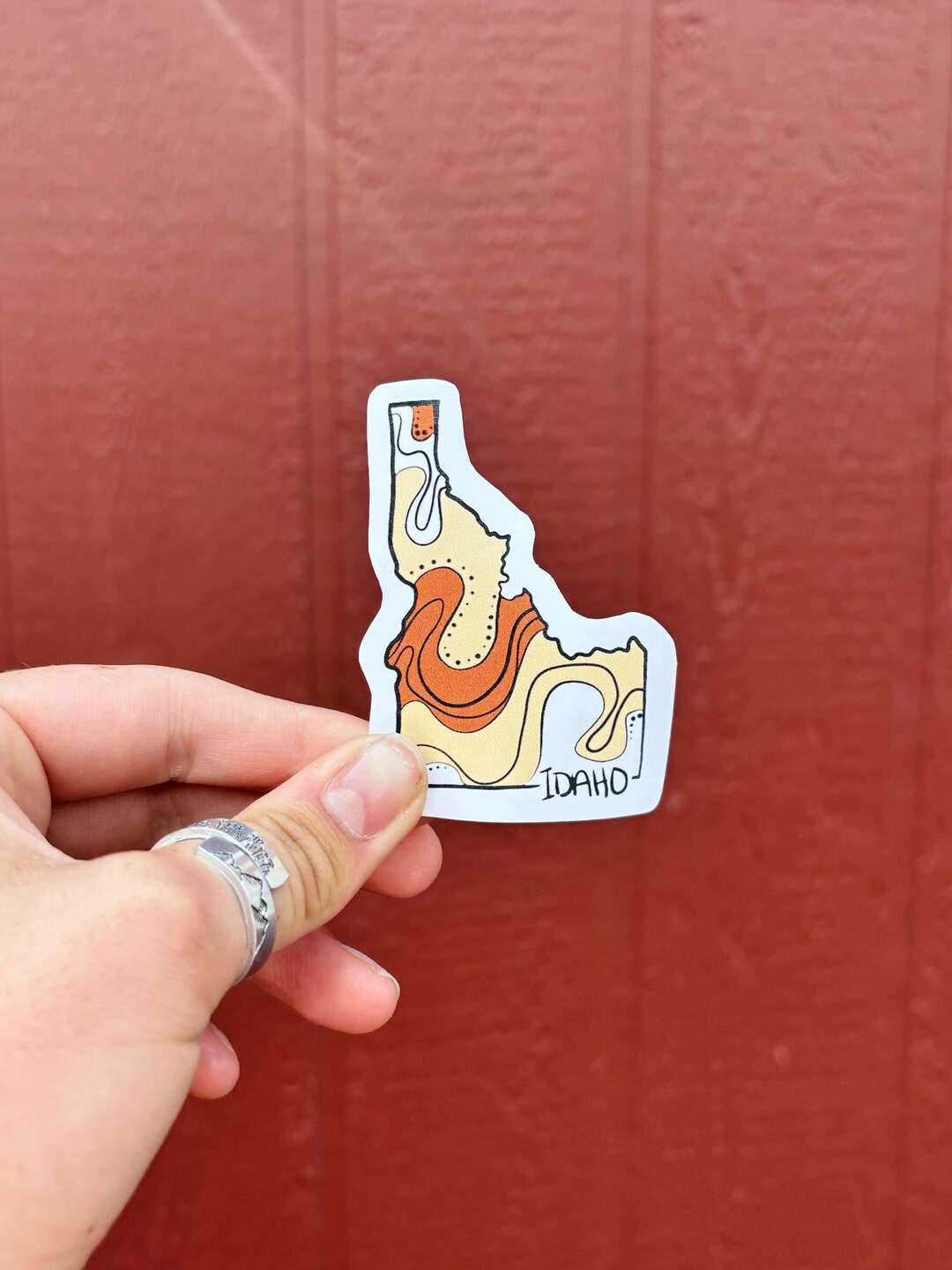 Boho Idaho Sticker 3x2 - Etsy