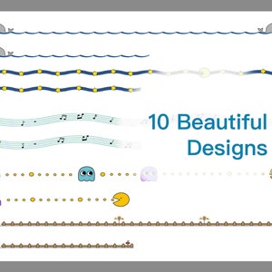 Colored Digital Borders Decorators S3