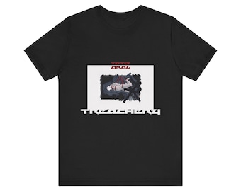 Treachery Shibari-shirt met print | TATV GRAL | T-shirt met industriële kunstprint