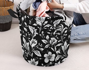Wildflower Collapsible Laundry Basket| | Folding Laundry Basket| Collapsible Laundry Basket| Foldable Laundry Basket
