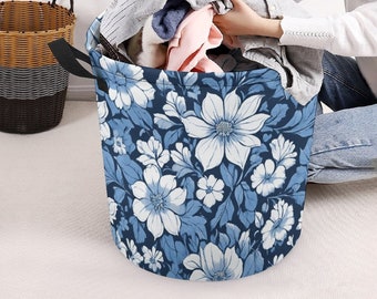 Wildflower Collapsible Laundry Basket| Foldable Laundry Basket| Laundry Bin