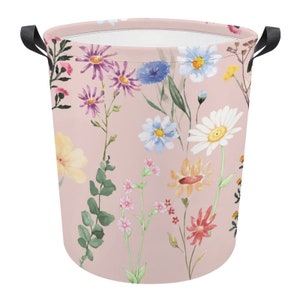 Wildflower Collapsible Laundry Basket Folding Laundry Basket Collapsible Laundry Basket Foldable Laundry Basket zdjęcie 2