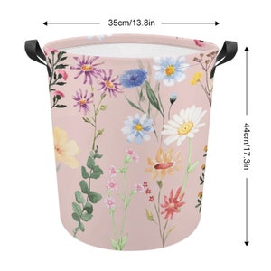 Wildflower Collapsible Laundry Basket Folding Laundry Basket Collapsible Laundry Basket Foldable Laundry Basket zdjęcie 3