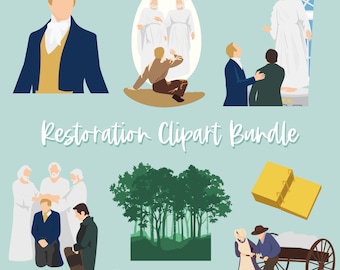 Latter-day Saint Restoration Clipart Bundle PNGs - Instant Download