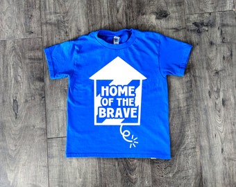 Home of the Brave SVG PNG JPG Cut Files - Instant Download