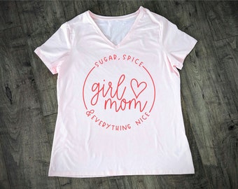 Girl Mom SVG PNG JPG Cut Files - Instant Download