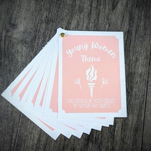 Tarjetas de memorización temáticas de mujeres jóvenes IMPRIMIBLES - Descarga instantánea