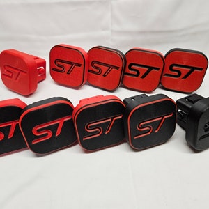 Ford Explorer/Edge ST Trailer Hitch Receiver Cover/Plug - you choose Custom Colors and Finish!!!