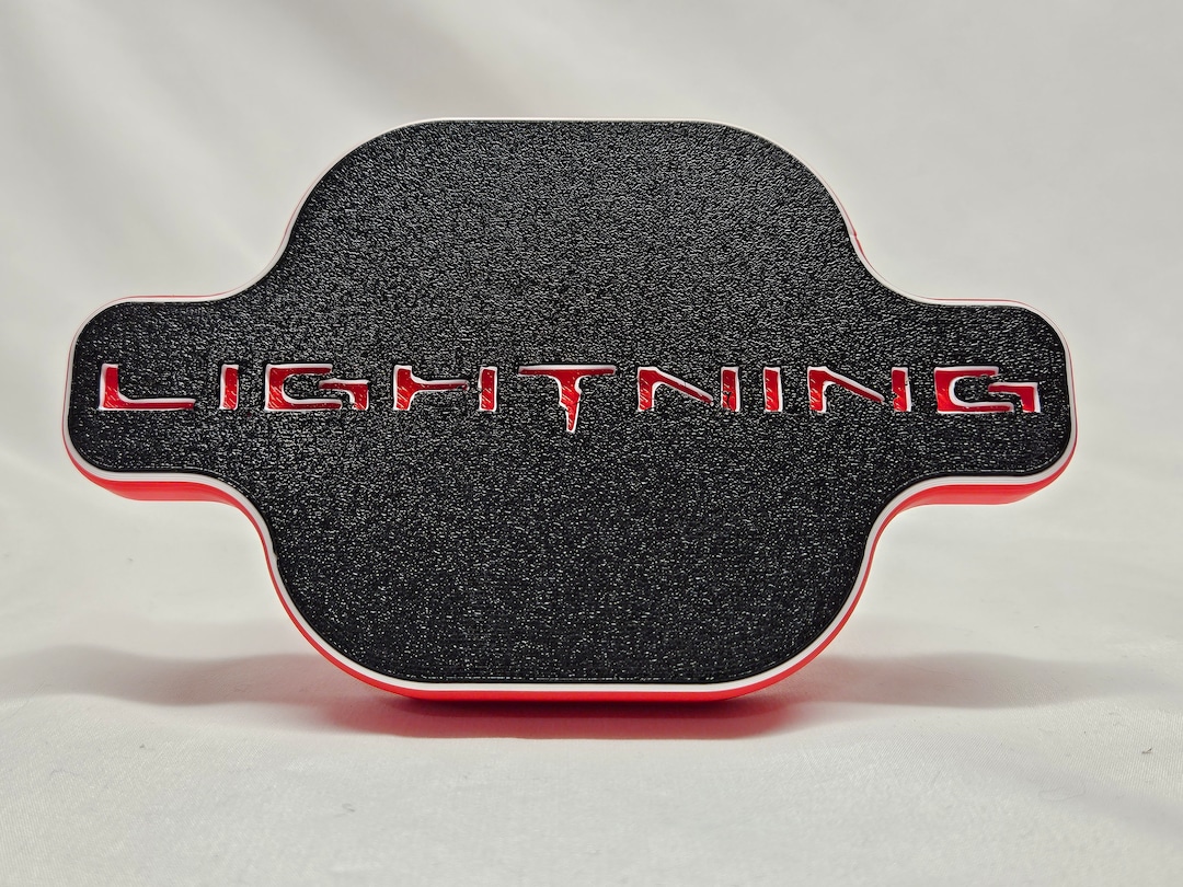 Ford F150 Lightning Trailer Hitch Receiver Cover/plug You Choose Custom Colors and Finish Etsy