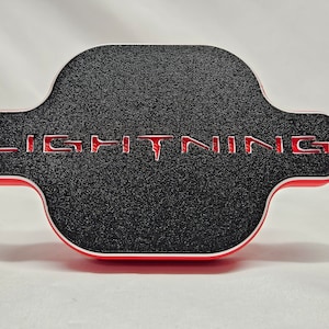 Ford F150 Lightning Trailer Hitch Receiver Cover/Plug - you choose Custom Colors and Finish!