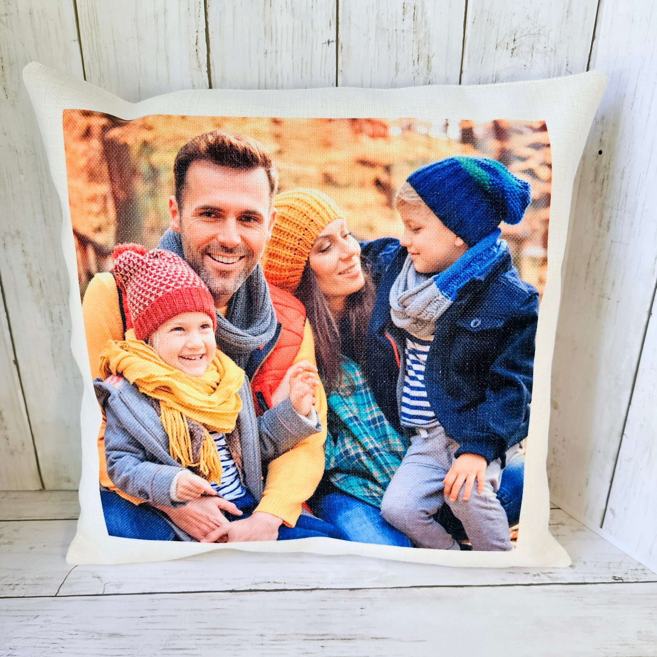 Custom Photo Pillow, Personalized Photo Decorative Pillow, Perfect for