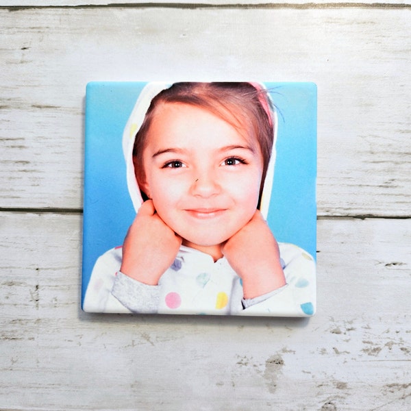 Stone Photo Coaster     Birthday Gift|  Christmas Gift | Wedding Gift |