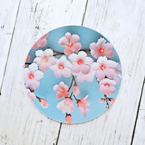 Cherry Blossom Design Rubber Jar Opener, Flower Easy-to-Use Kitchen Accessory, Great Gift for Mothers day