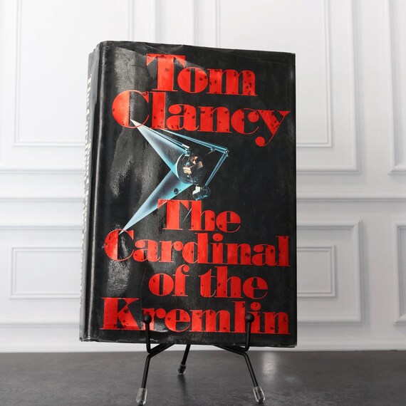 Rare Vintage First Edition Tom Clancy hard cover novel "The cardinal of the kremlin" with dust jacket