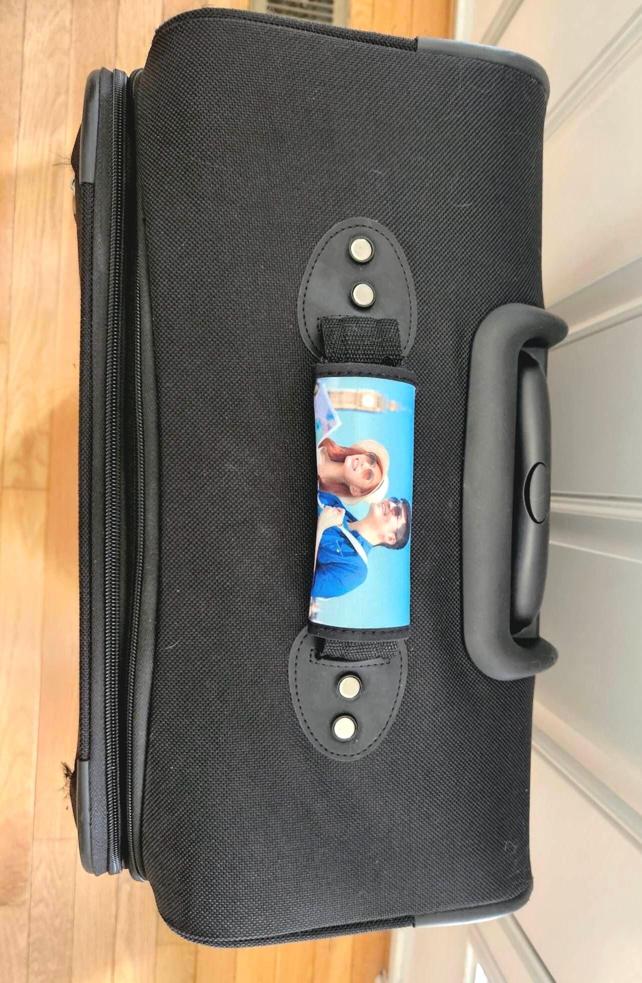 Photo Luggage handle wrap Personalized with your favorite picture Great for family vacation, Girls/ guys trips