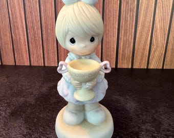 Vintage Precious Moments Figurine 'You are my number one' with box, Collectible Keepsake for Home Decor, Perfect Christmas Gift