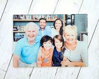 Photo Cutting Board Glass| Housewarming gift| Birthday gift| Mothers Day gift, Fathers Day gift| Christmas gift