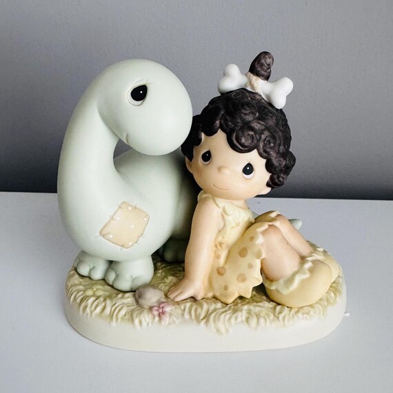 Vintage Precious Moments Figurine 'Friends from the very beginning' with box, Collectible Keepsake for Home Decor, Perfect Christmas Gift