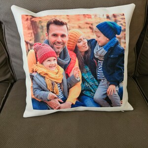 Custom Photo Pillow, Personalized Photo Decorative Pillow, Perfect for ...