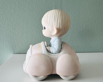 Vintage Precious Moments Figurine 'I'm Following Jesus' with box, Collectible Keepsake, Perfect Mothers day Gift