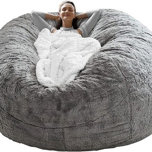 Croker Horse Super Big Size Square Lazy Sofa Bean Bag Solid Chair Covers  Without Filler/Inner Puff Couch Tatami for Living Room - AliExpress