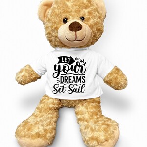 Large Teddy Bear, Happy Bear-thday, Personalized, Stuffed Animal, Get Well Soon, Hospital Gift, Teddy Bear Gift Girls, Boy,
