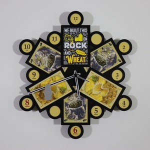 Settlers Game Room Clock – We Built This City