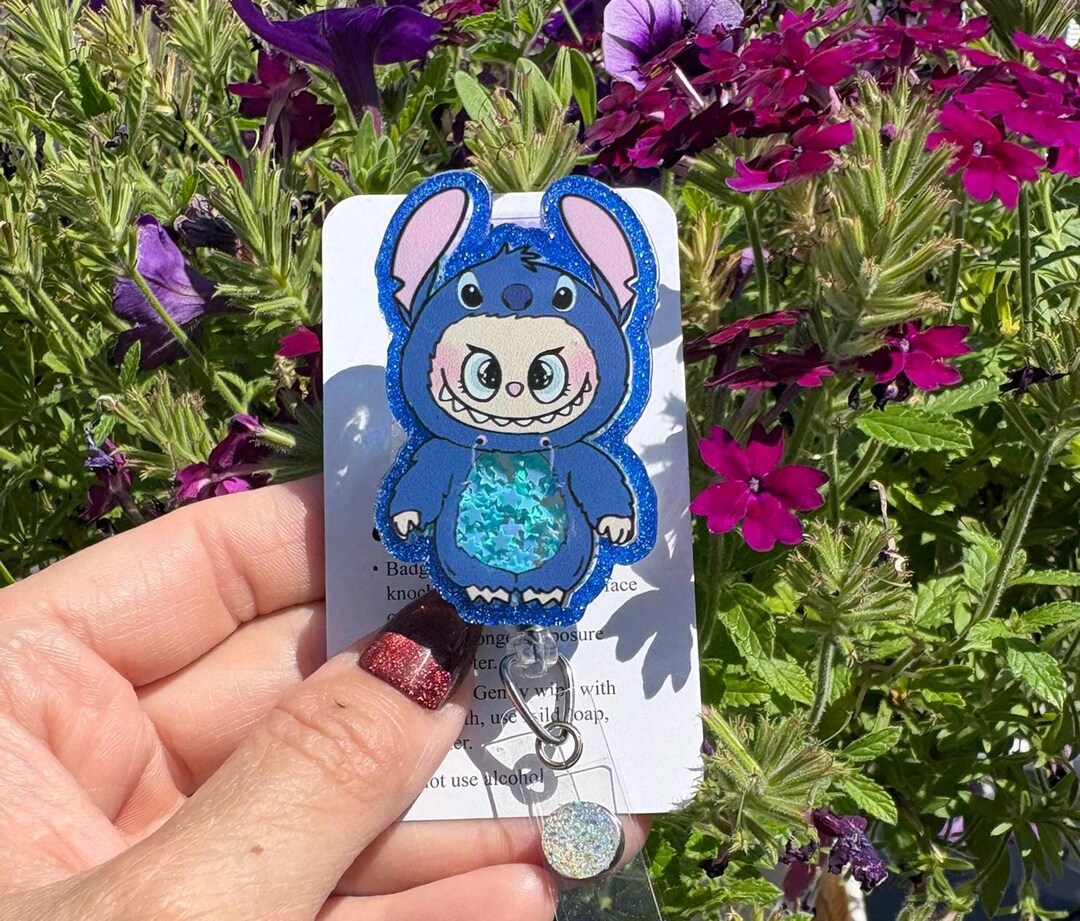 Labu Us Labu Badge Reel, Labu Bunny Badge Reel, Blue Alien Badge Reel ...