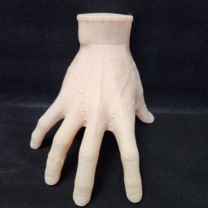 Thing T. Thing Hand Model | Addams Family Netflix Wednesday | Life-Sized 3D-Printed Sculpture | Desk Decor Collectible Figure | Made in USA