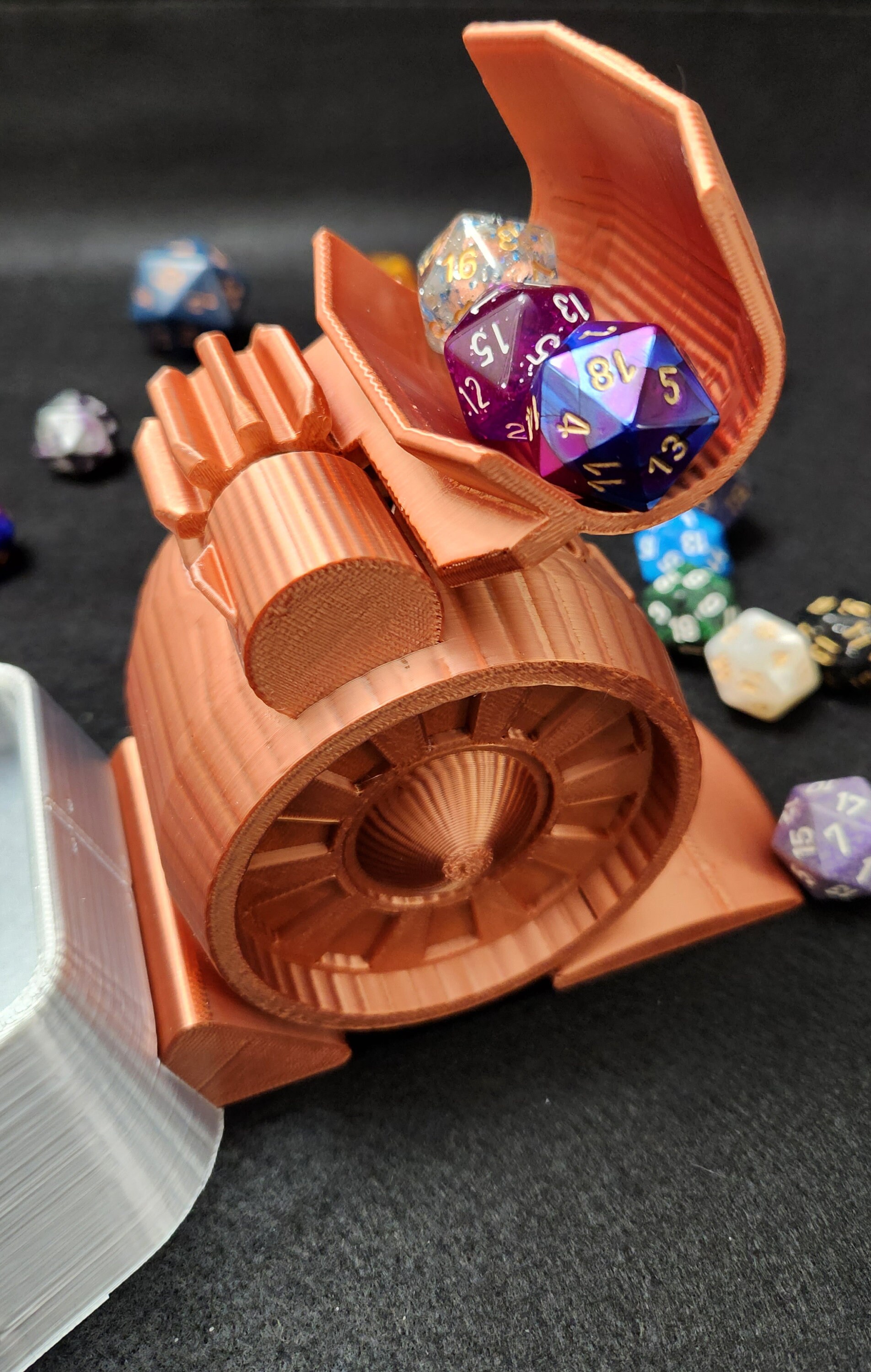 Dice Thrower/roller With Tray for Tabletop Rpgs/dungeons & Dragons/dnd