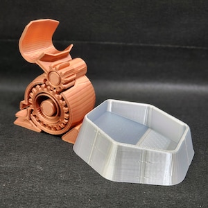 Dice Thrower with Tray | Portable Dice Roller for DND/Pathfinder/RPGs/Tabletop/Board Games | Custom Colors | 3D-Printed | Made in USA