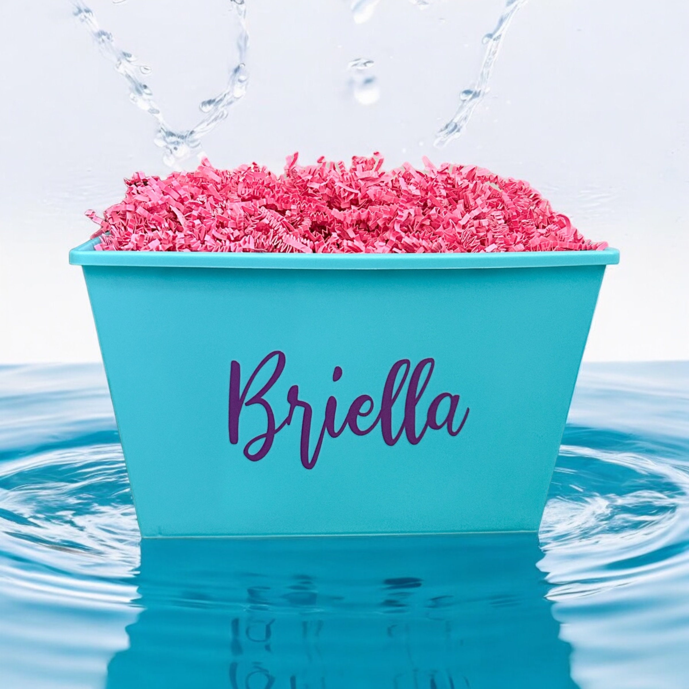 Personalized Name Plastic Graduation Gift Basket - Senior 2026 Grad ...