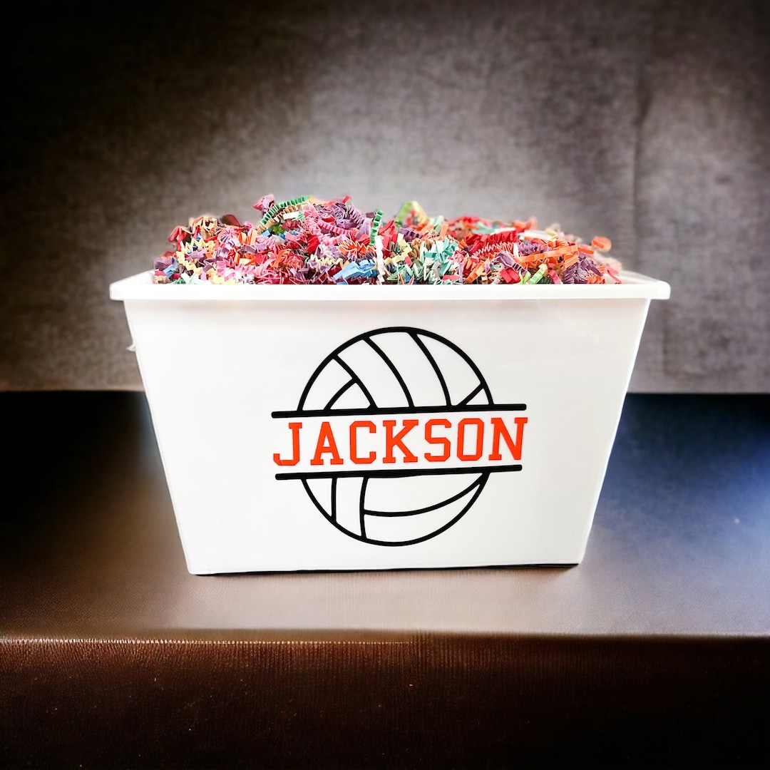 Personalized Volleyball Team Sports Gift Basket Senior 2024 Grad Team