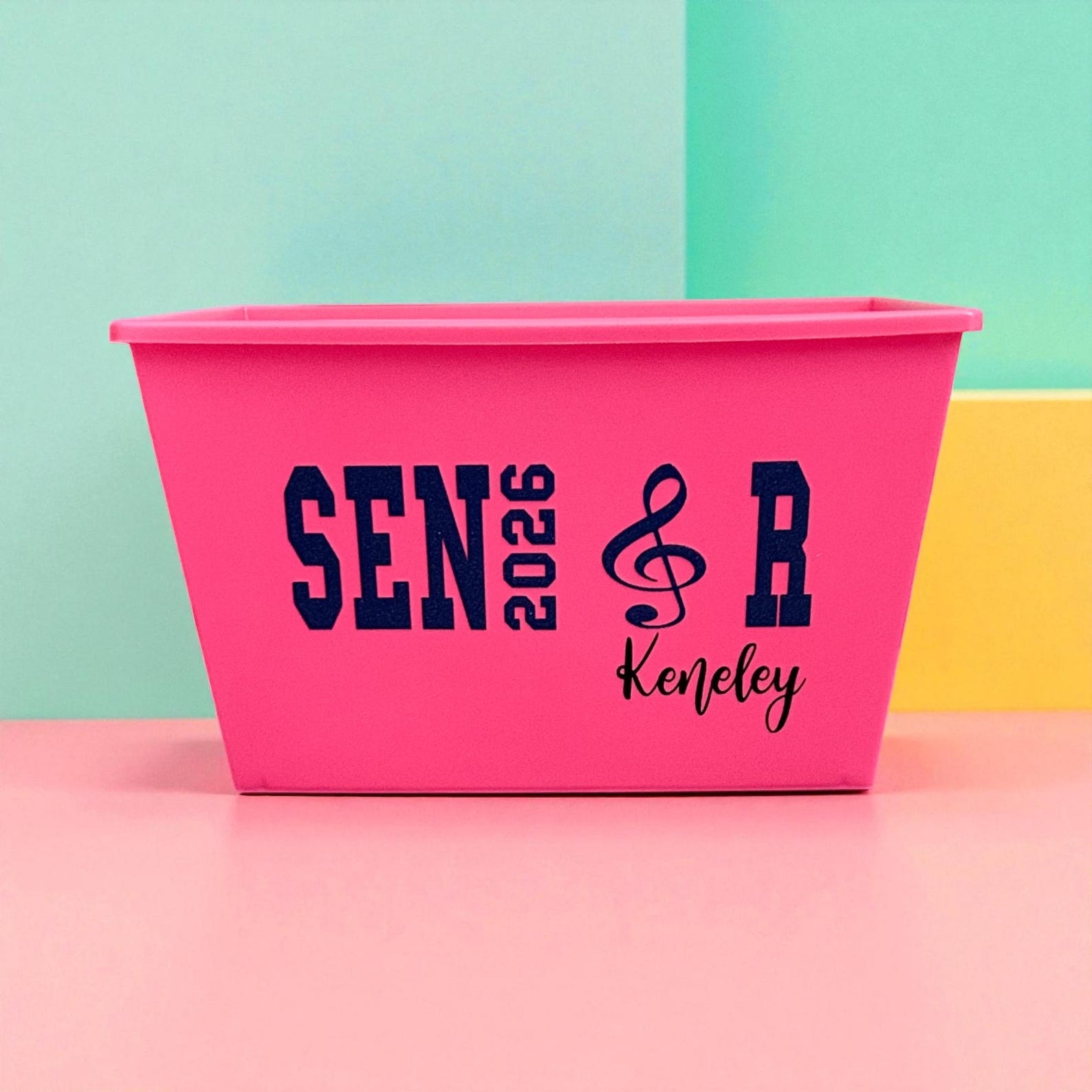 Personalized Graduation Gift Basket - Music Note Marching Band Senior ...