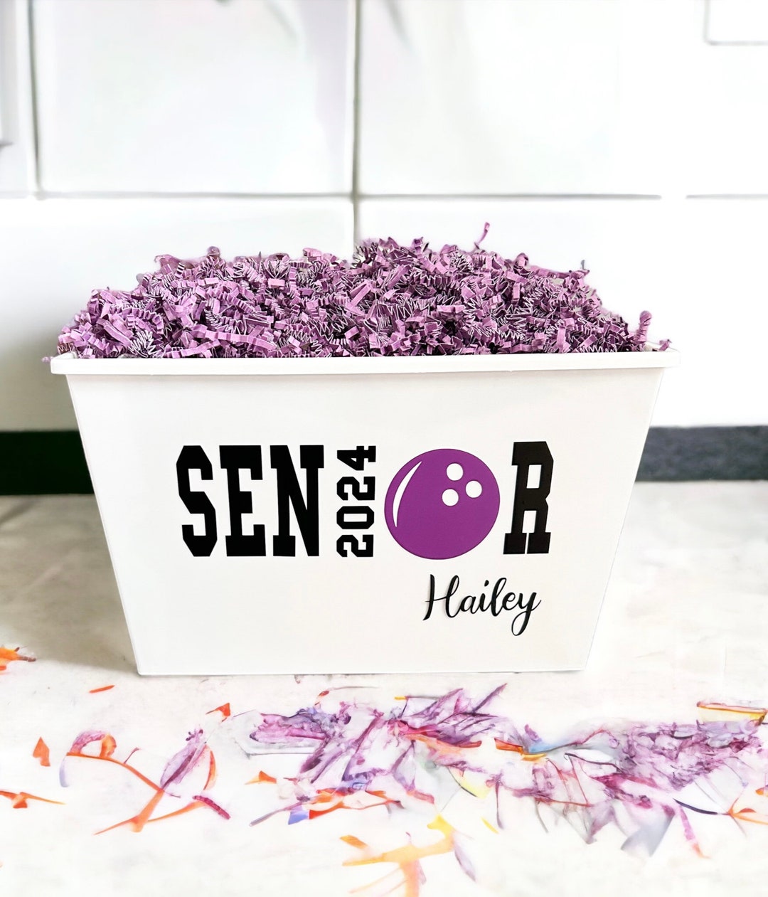 Personalized Sports Sport Graduation Gift Basket Bowling Ball Senior ...