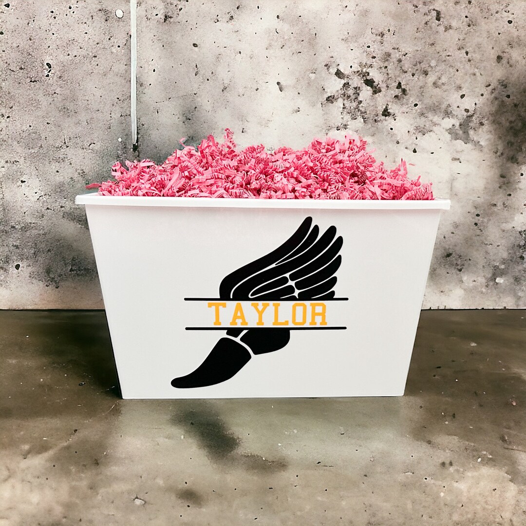 Personalized Track Team Sport Gift Basket Senior 2025 Grad High School ...