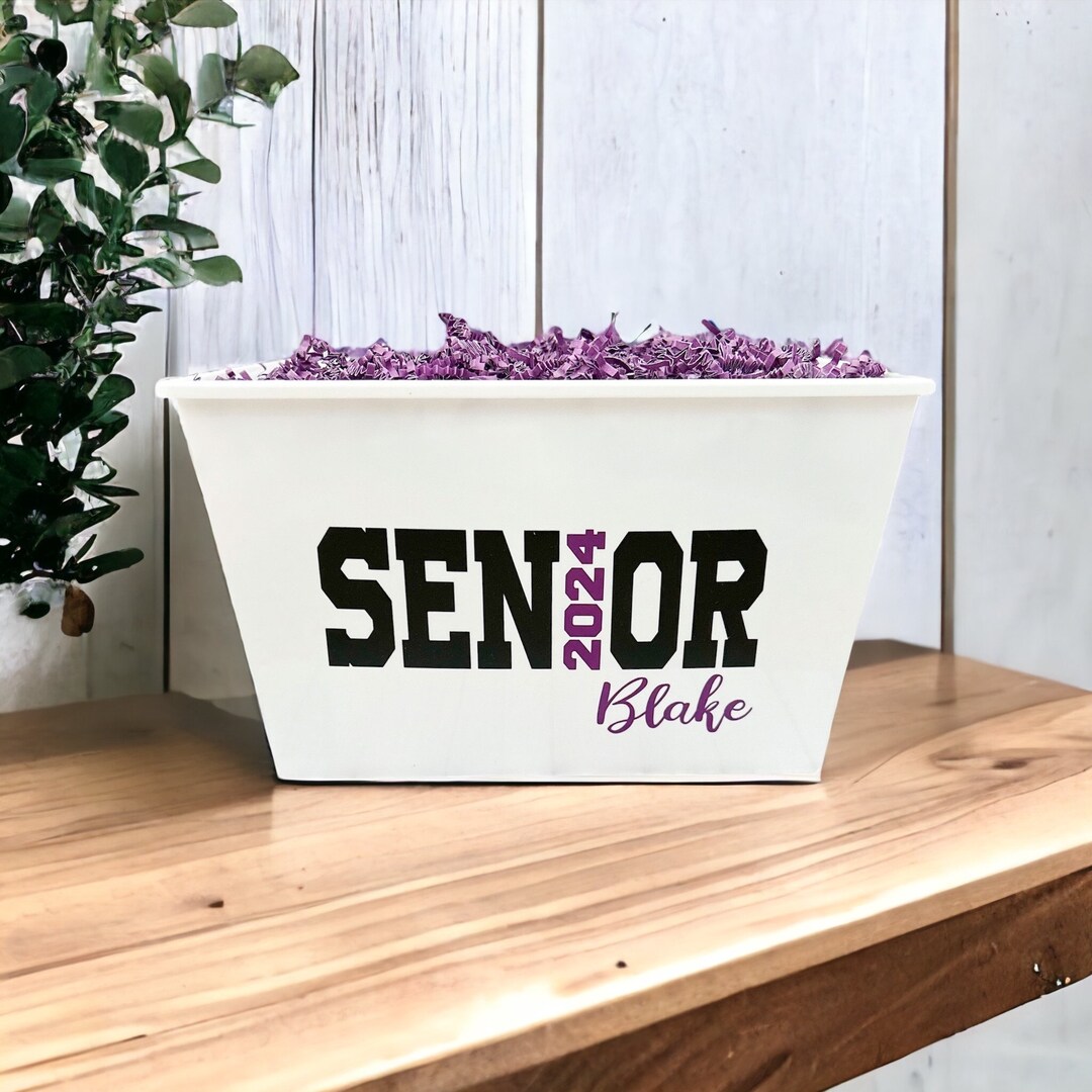 Personalized Graduation Gift Basket Senior 2024 Grad Team Etsy