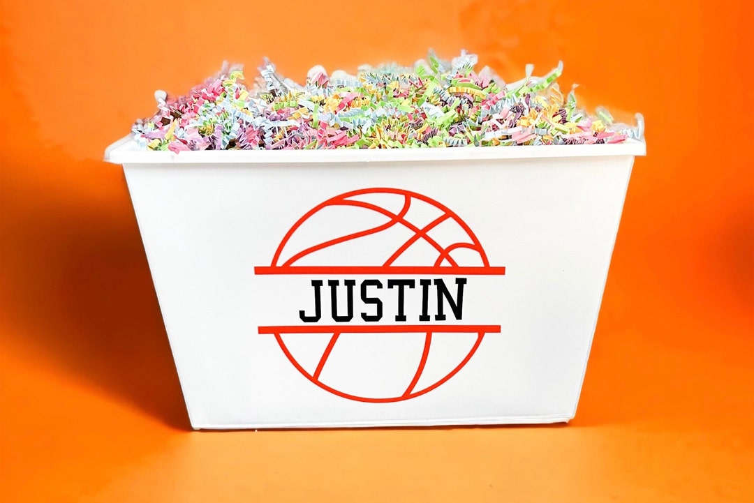 Personalized Basketball Team Sports Gift Basket Senior 2025 Grad Team