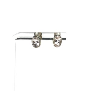 Morganite Oval Stud Earrings