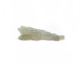 Jade Pixiu (貔貅)  Carving (Myanmar / Burma)