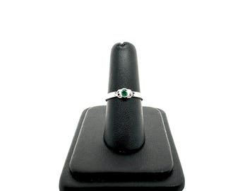 Smaragd Ring Größe 6,5