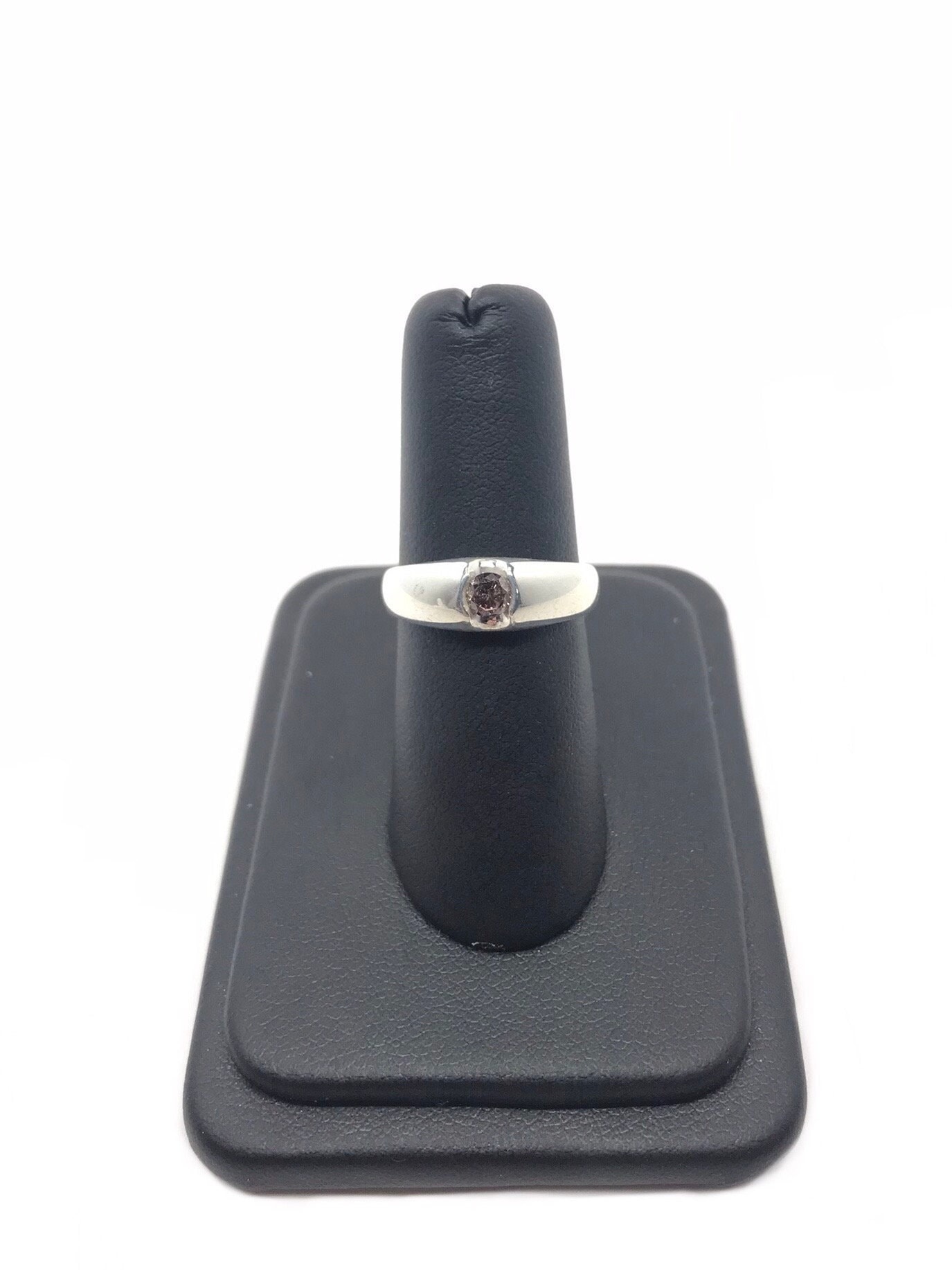 Fancy Brown Diamond Ring (0.28ct) Size 6.5