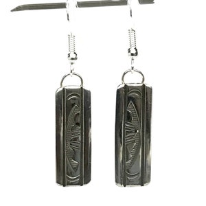 Diné (Navajo) Sterling Silver Earrings