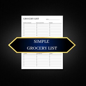 Plantilla de lista de compras