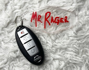 Mr Rager Motel Keychain | Kid Cudi Fan Art