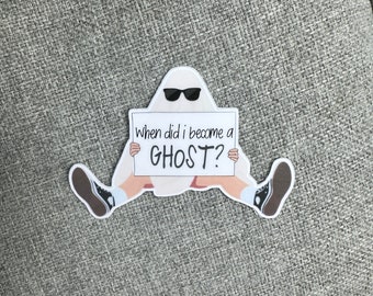 When Did I Become a Ghost? Sticker | Kid Cudi Stickers