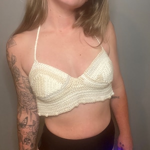 Häkelanleitung: Korsett Cup-Bikini-Oberteil