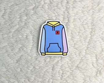 Teddy Fresh Sticker | Color-Block Hoodie Sticker