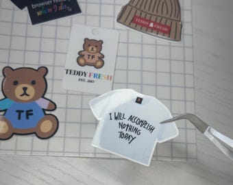Teddy Fresh Themed Sticker Sheet